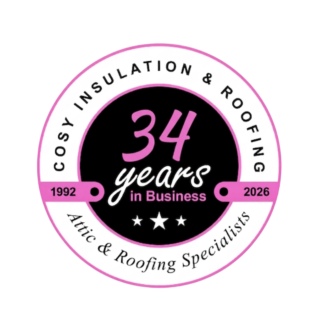 34 years badge for roofing company